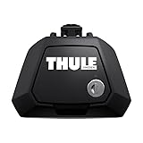 Thule Raised Rail Evo Fußsatz für Fahrzeuge mit offener Reling, 710410, Black (schwarz), Einheitsgröße