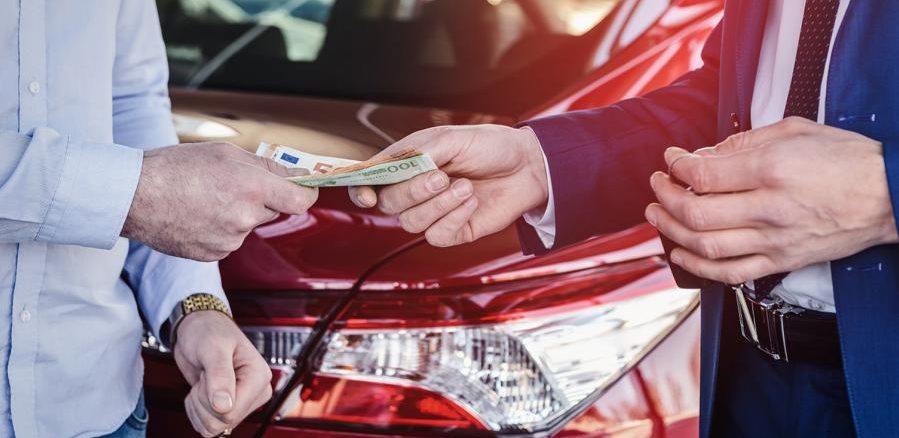 Auto wird verkauft