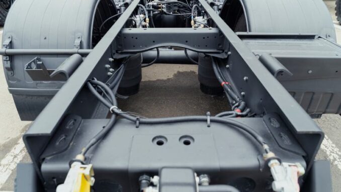 Rahmen eines Trailers